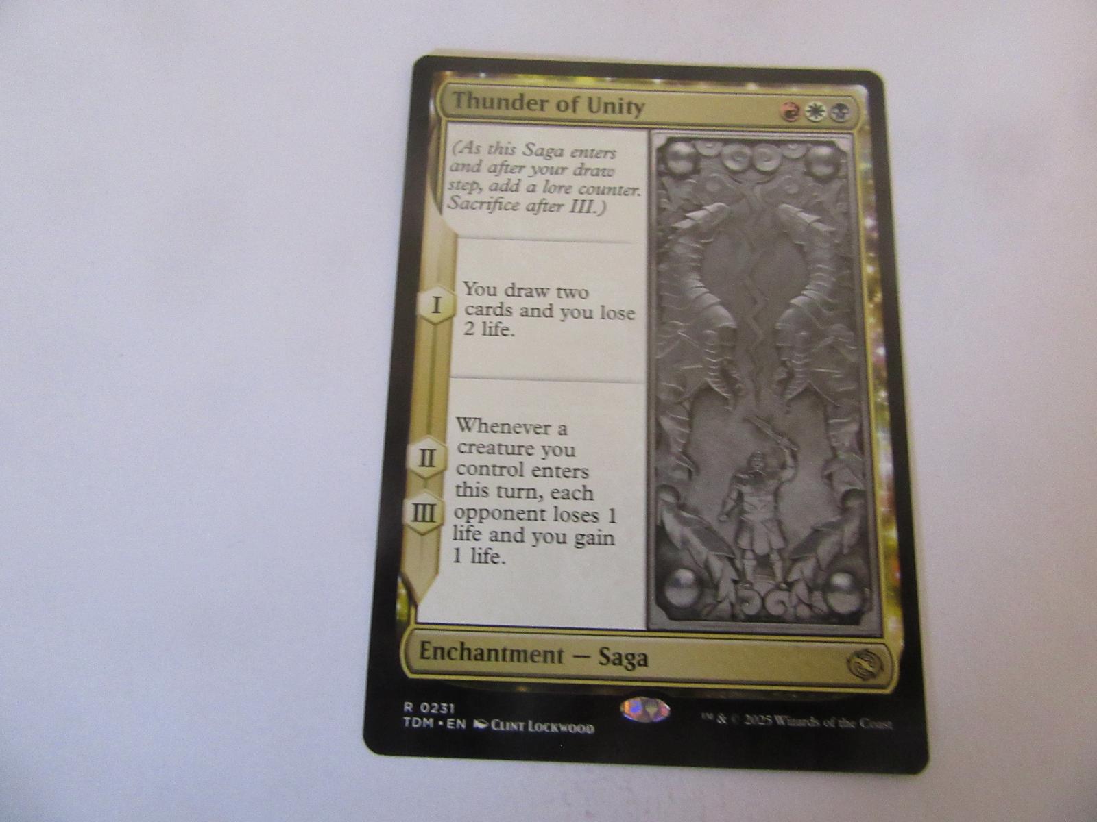 Thunder of Unity 231 Tarkir: Dragonstorm NM