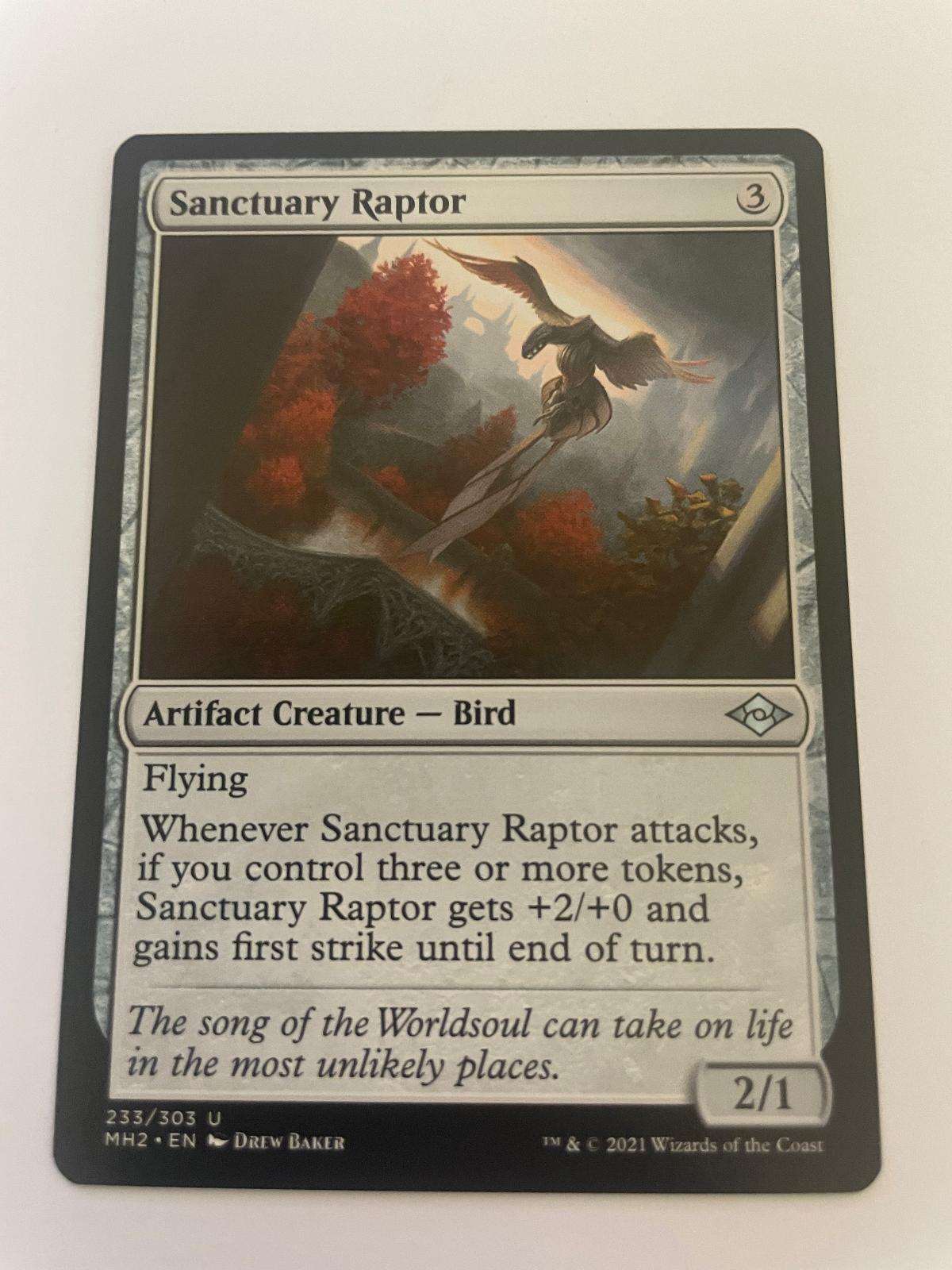 Sanctuary Raptor 233 Uncommon Modern Horizons 2 Magic: The Gathering Near Mint