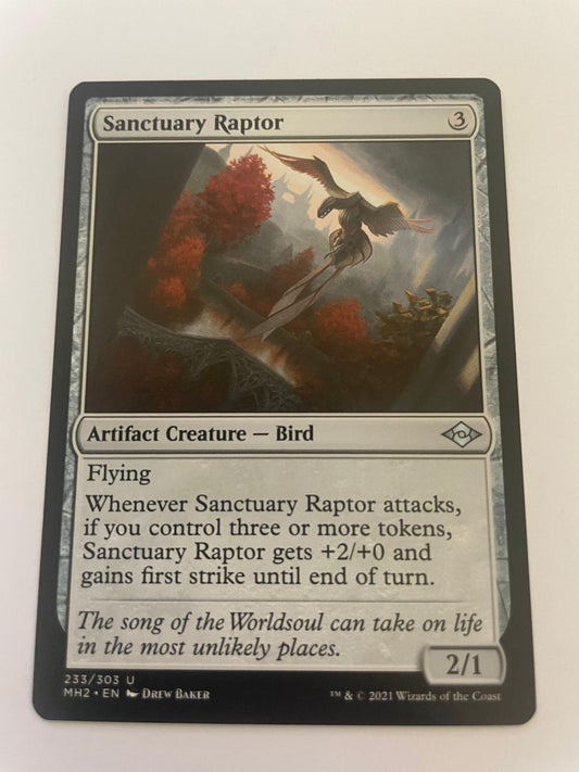 Sanctuary Raptor 233 Uncommon Modern Horizons 2 Magic: The Gathering Near Mint