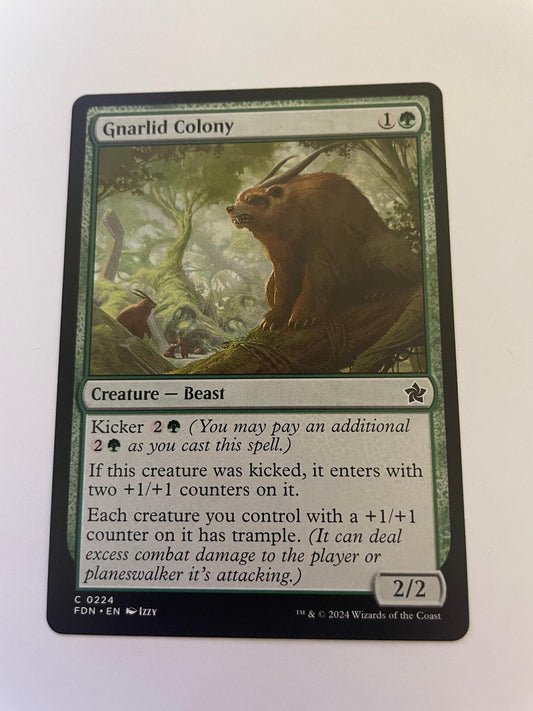 Gnarlid Colony 224 Common Foundations Magic: The Gathering Near Mint