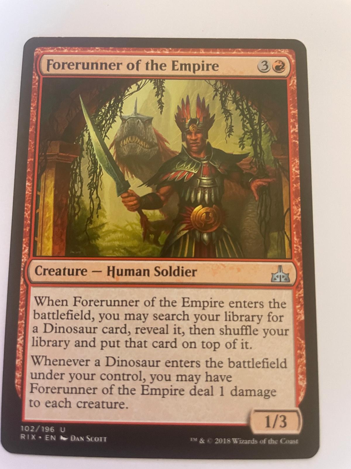 Forerunner of the Empire 102 Uncommon Rivals of Ixalan Magic: The Gathering NM