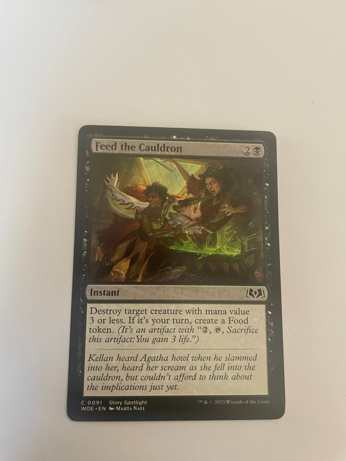 Feed the Cauldron 91 Wilds of Eldraine WOE NM