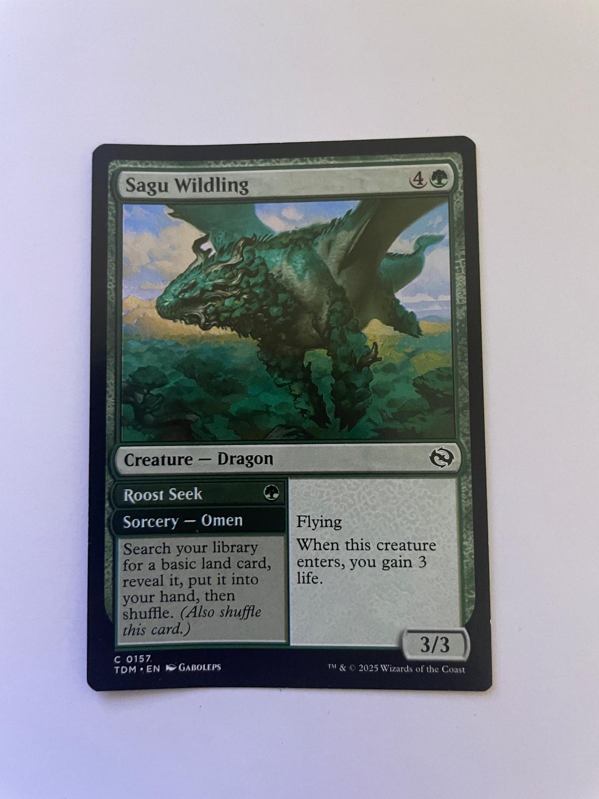 Sagu Wildling 157 Common Tarkir: Dragonstorm Magic: The Gathering MP