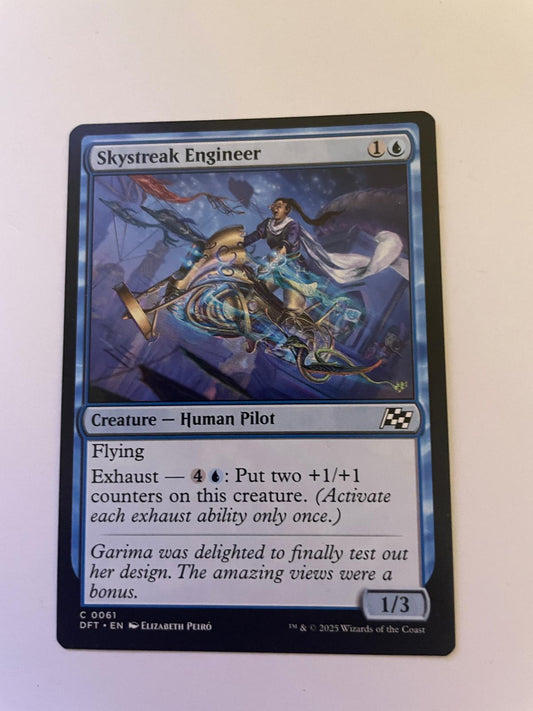 Skystreak Engineer 61 Common Aetherdrift Magic: The Gathering Near Mint
