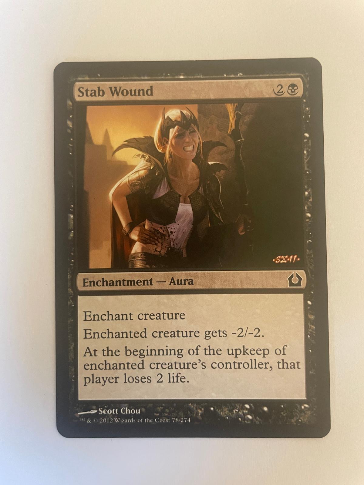 Stab Wound 78 Return to Ravnica RTR NM