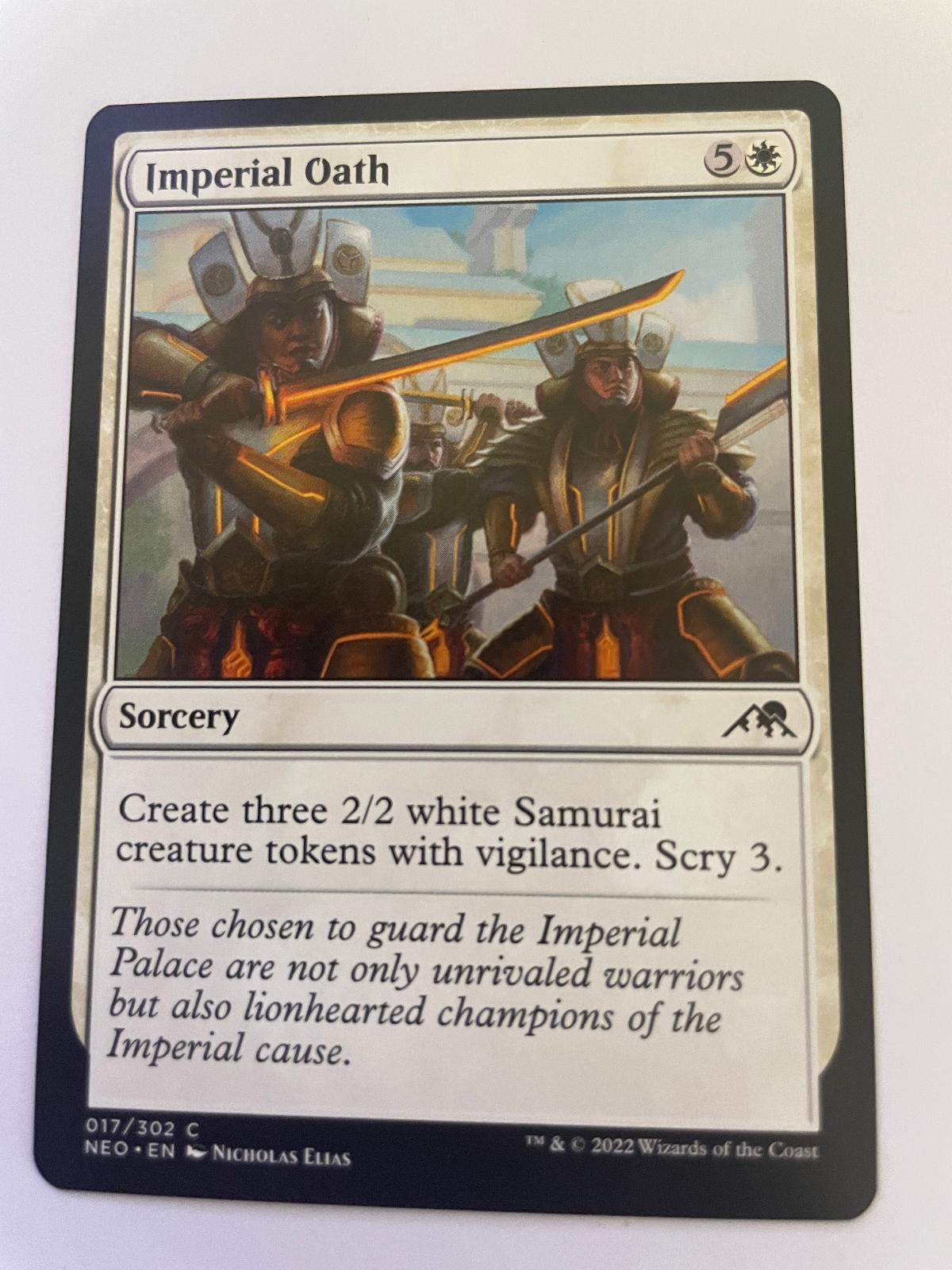 Imperial Oath 017/302 Common The List Reprints Magic: The Gathering Near Mint