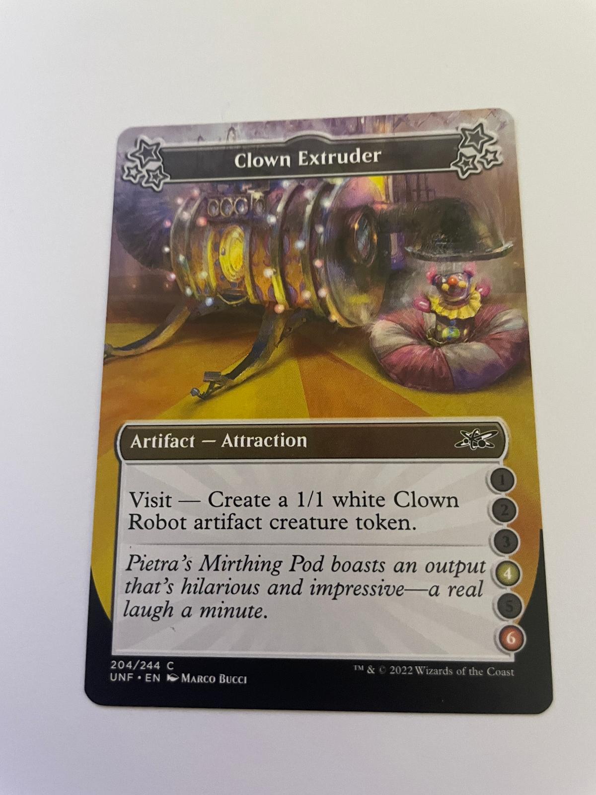 Clown Extruder (4-6) 204 Common Unfinity Magic: The Gathering Near Mint