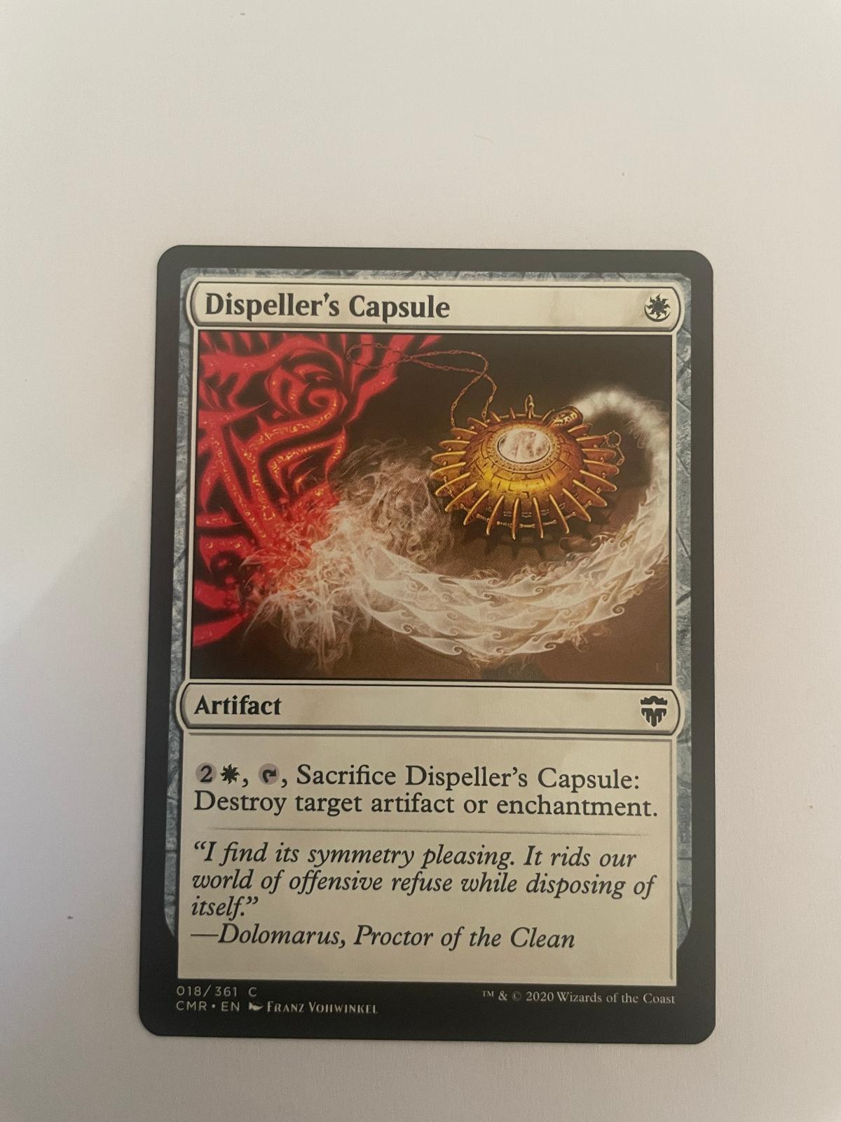 Dispeller's Capsule 18 Commander Legends CMR NM