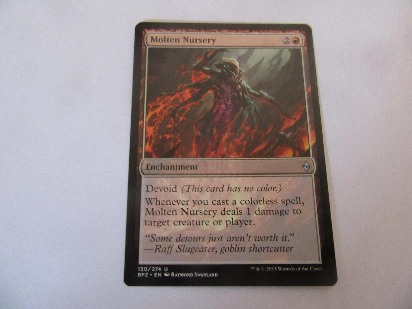 Molten Nursery 130 Battle for Zendikar NM