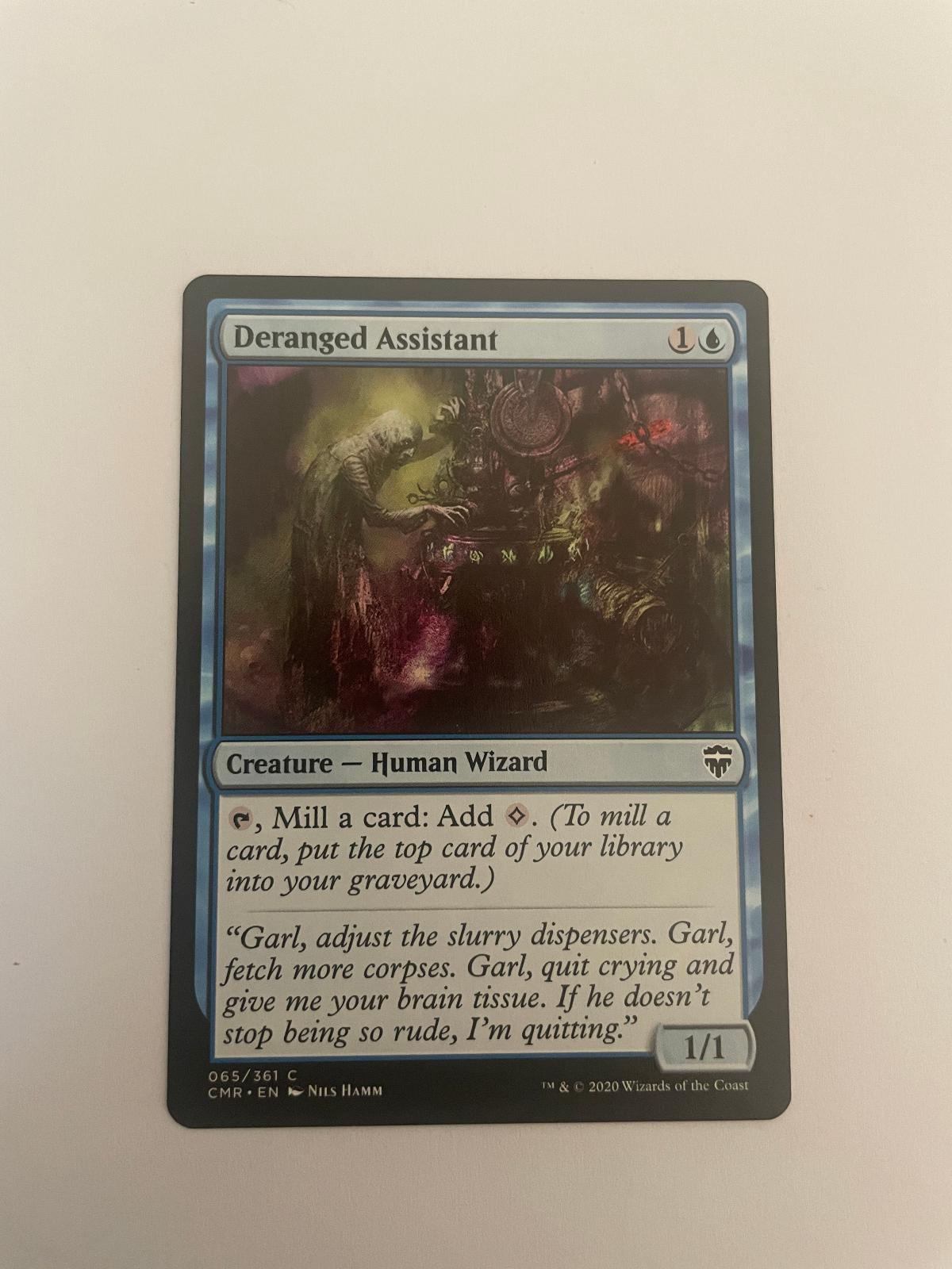 Deranged Assistant 65 Commander Legends CMR NM