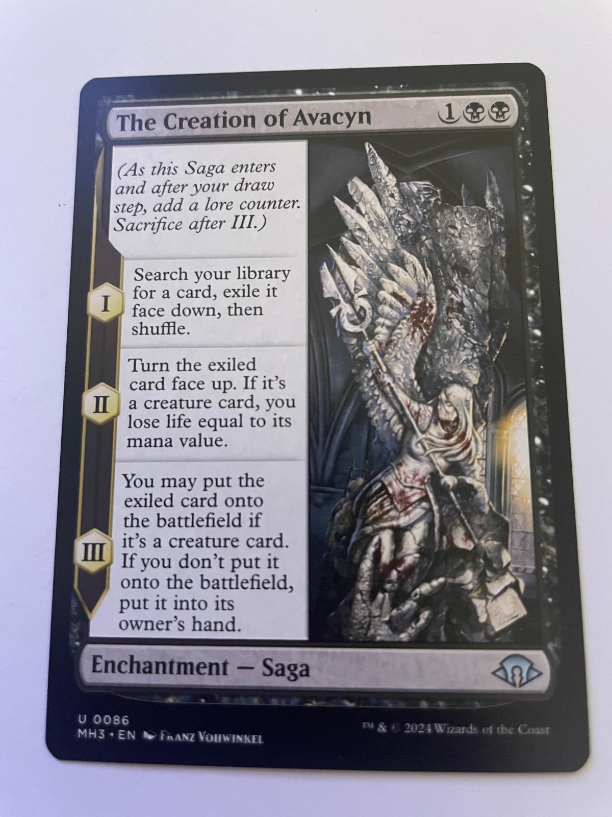 The Creation of Avacyn 86 Uncommon Modern Horizons 3 Magic: The Gathering NM