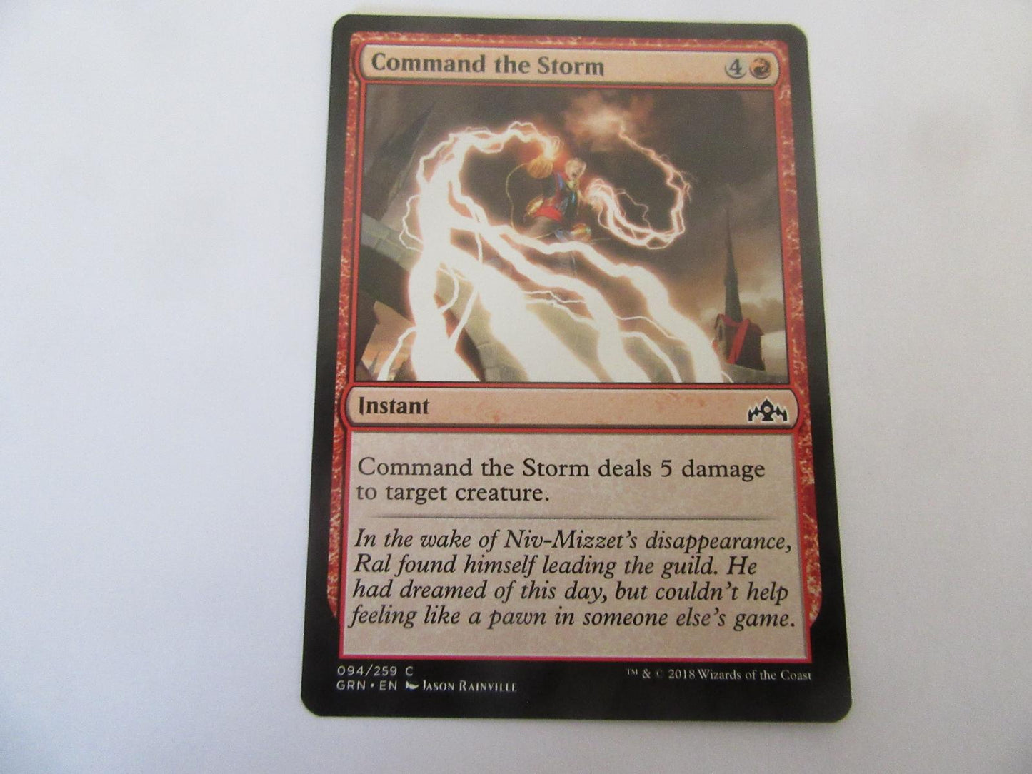 Command the Storm 94 Guilds of Ravnica NM