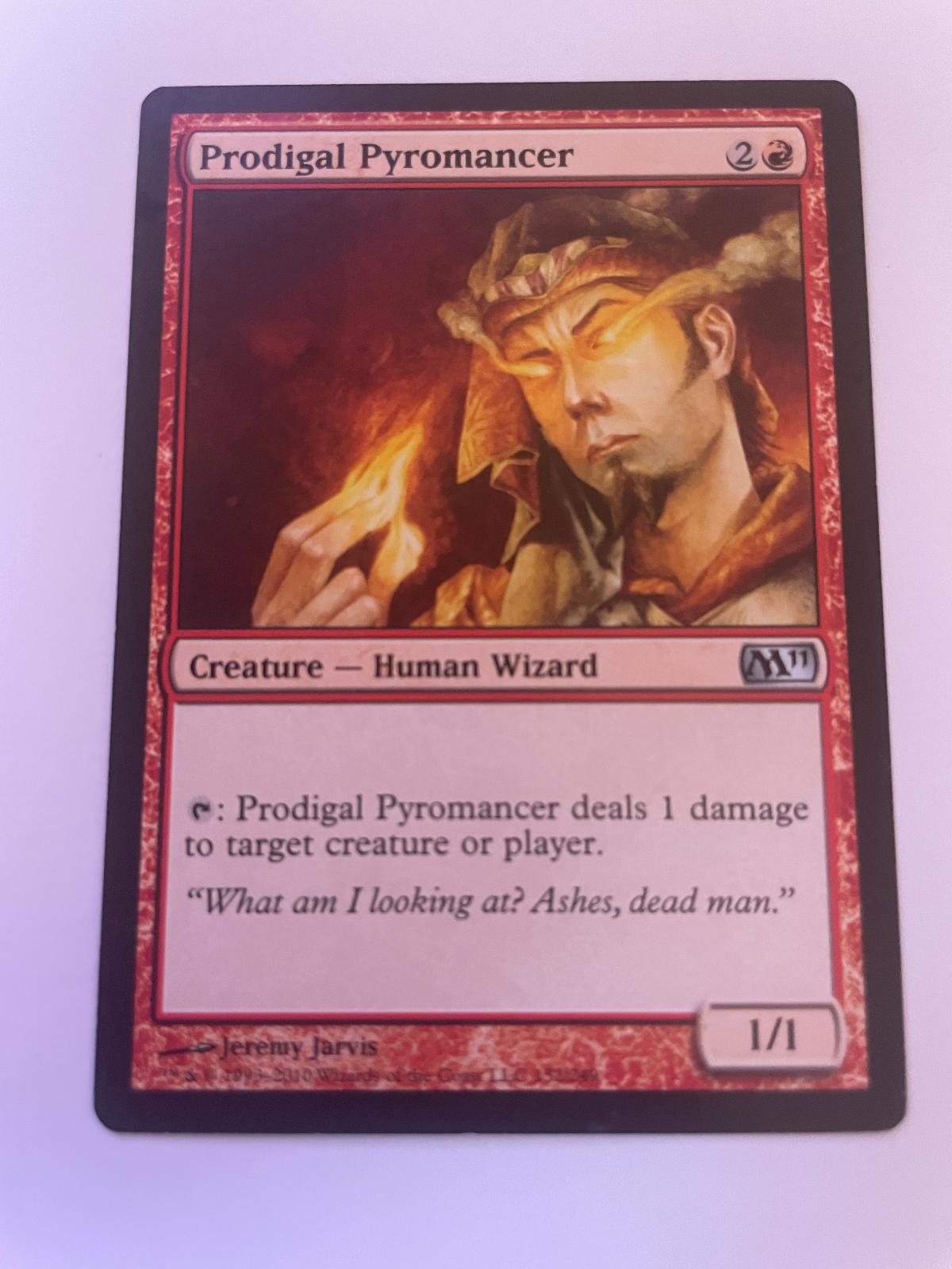 Prodigal Pyromancer 152 Uncommon Magic 2011 (M11) Magic: The Gathering Near Mint
