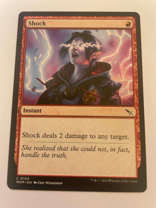 Shock 144 Common Murders at Karlov Manor Magic: The Gathering Near Mint