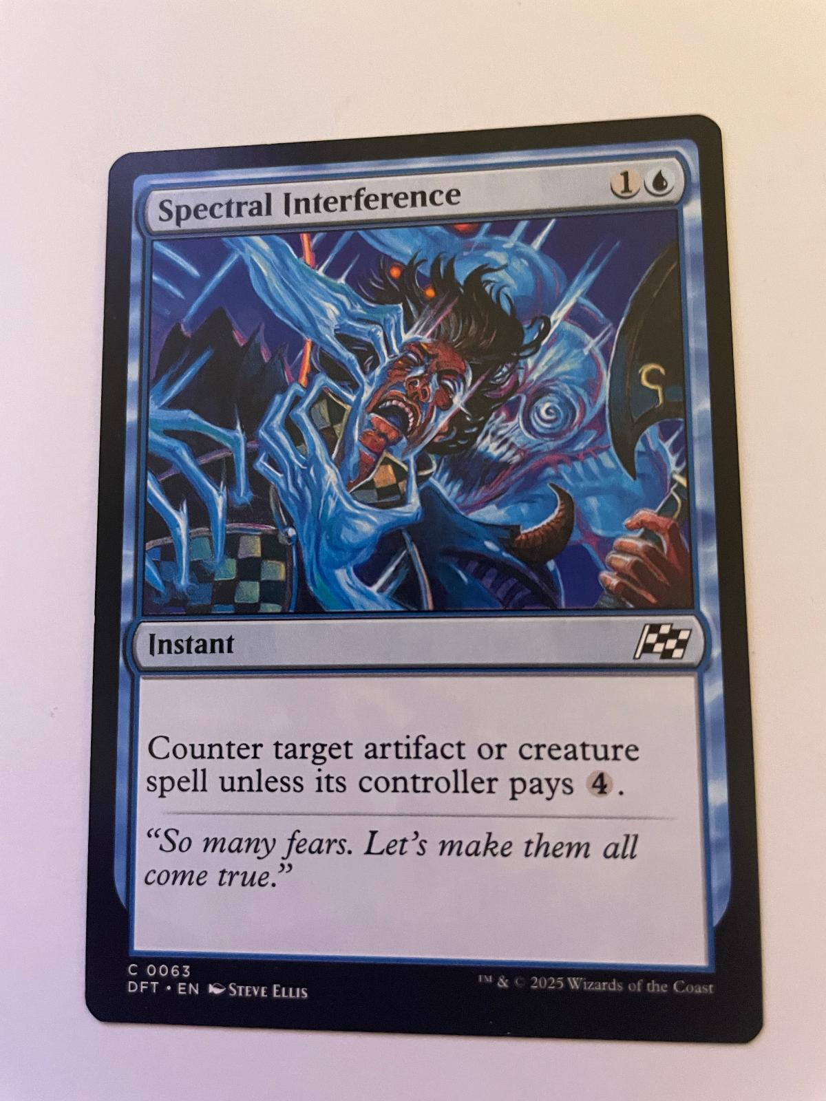 Spectral Interference 63 Common Aetherdrift Magic: The Gathering Near Mint