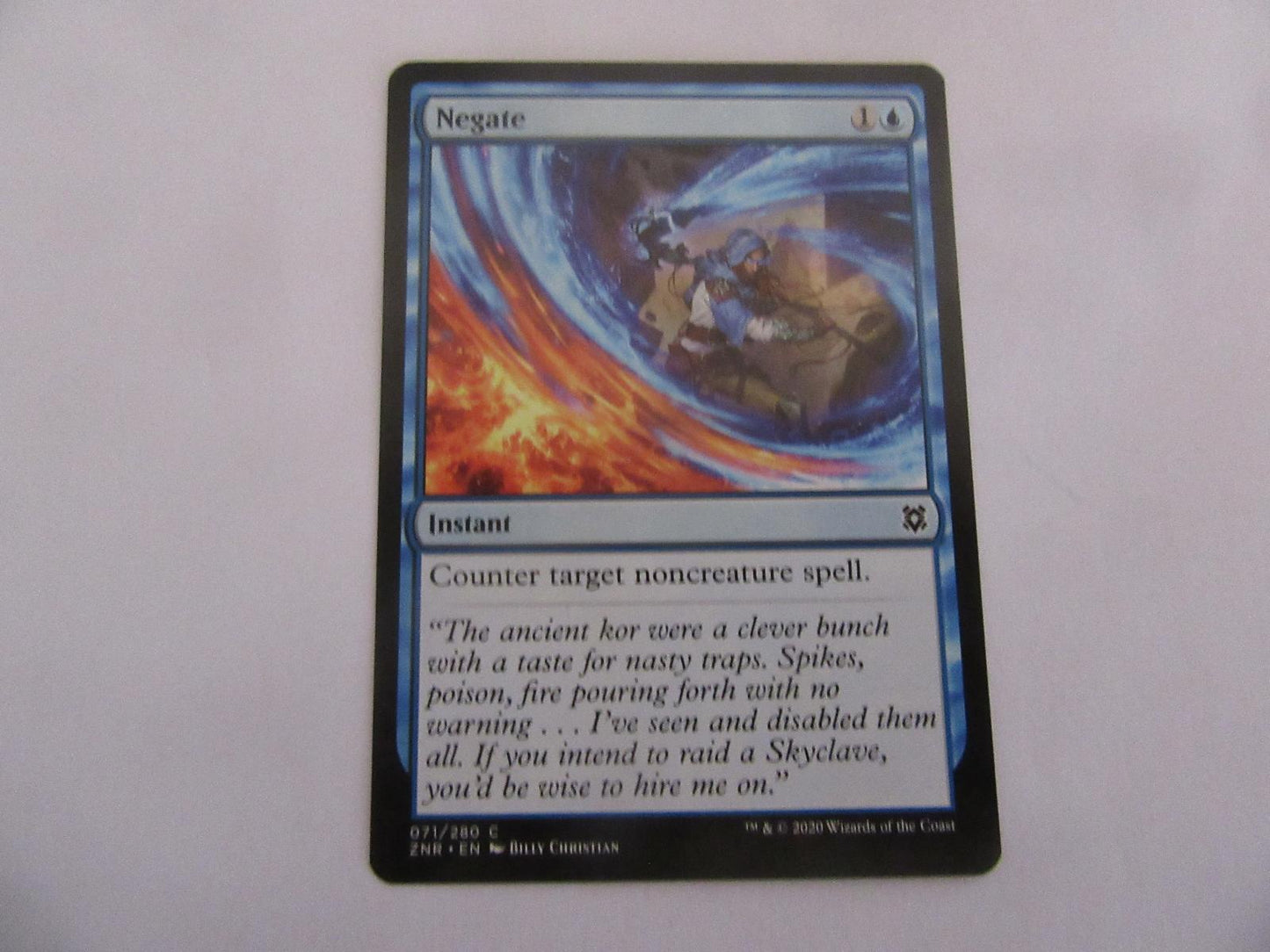 Negate 71 Zendikar Rising NM