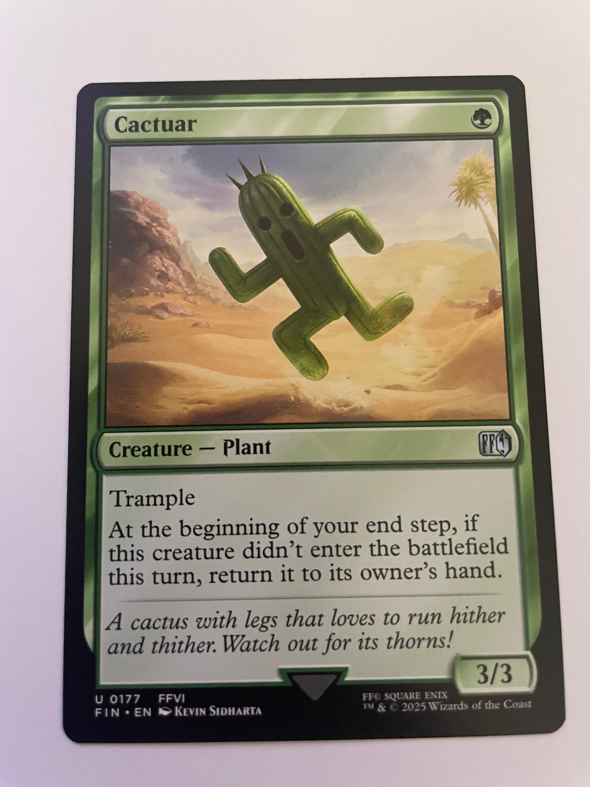 Cactuar 177 Uncommon FINAL FANTASY Magic: The Gathering Near Mint