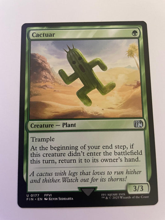 Cactuar 177 Uncommon FINAL FANTASY Magic: The Gathering Near Mint