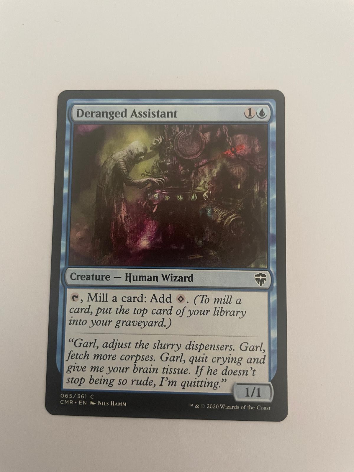 Deranged Assistant 65 Commander Legends CMR NM