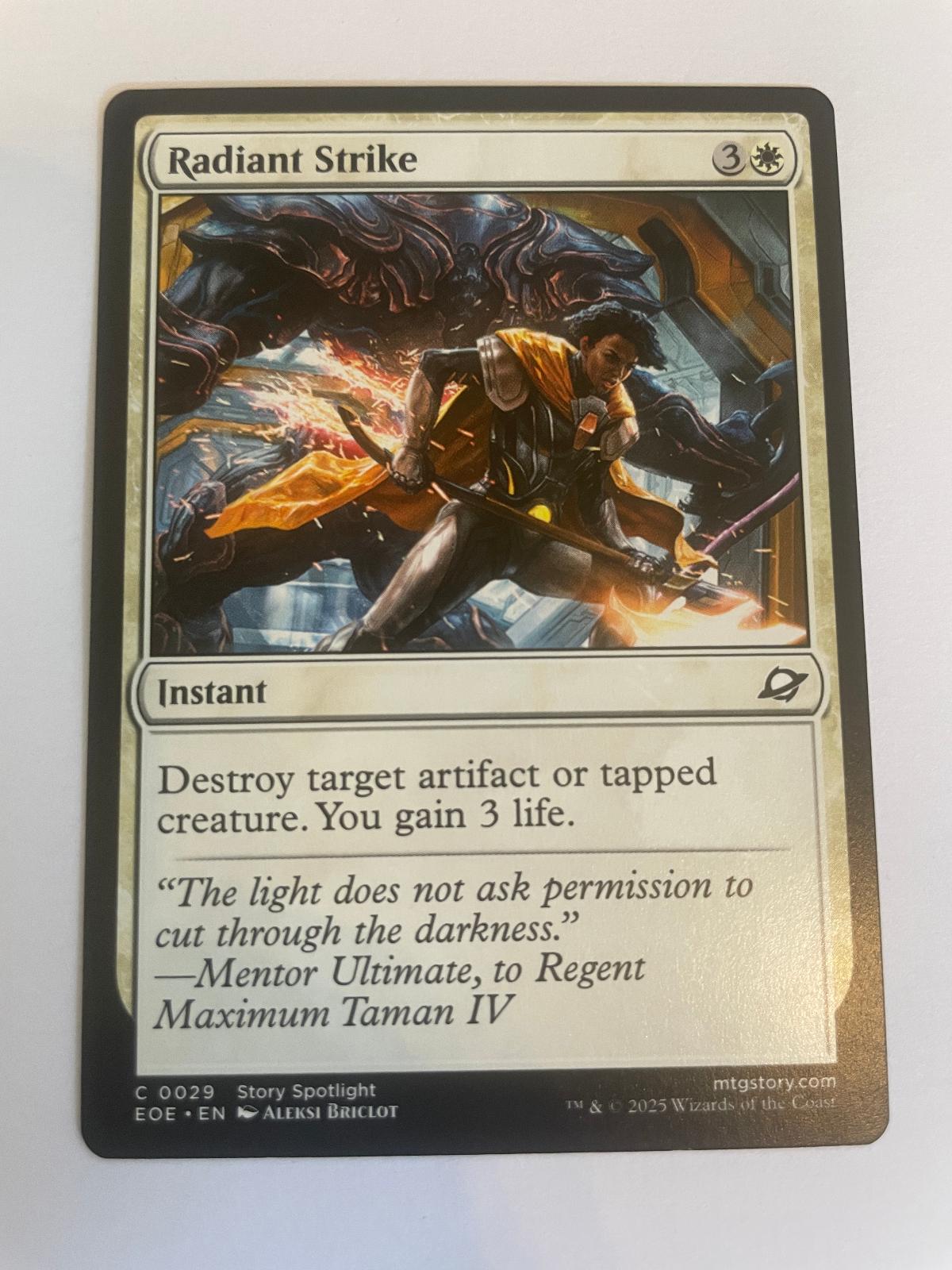 Radiant Strike 29 Edge of Eternities NM