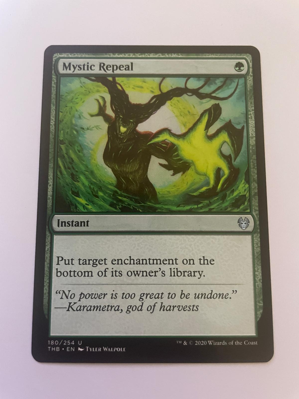 Mystic Repeal 180 Uncommon Theros Beyond Death Magic: The Gathering Near Mint