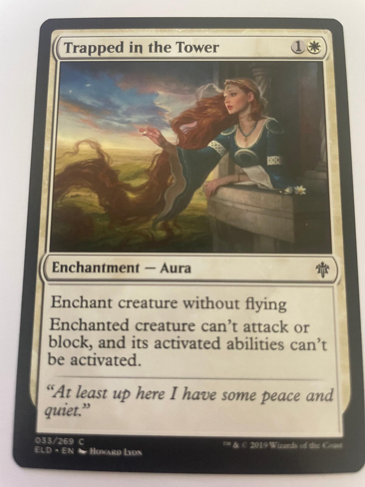Trapped in the Tower 33 Common Throne of Eldraine Magic: The Gathering Near Mint