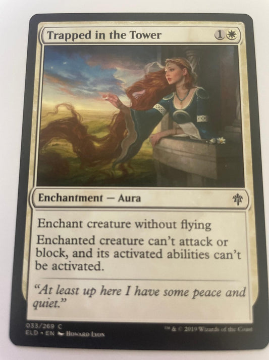 Trapped in the Tower 33 Common Throne of Eldraine Magic: The Gathering Near Mint