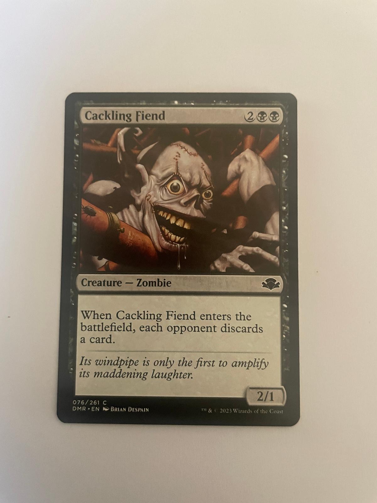 Cackling Fiend 76 Dominaria Remastered DMR NM