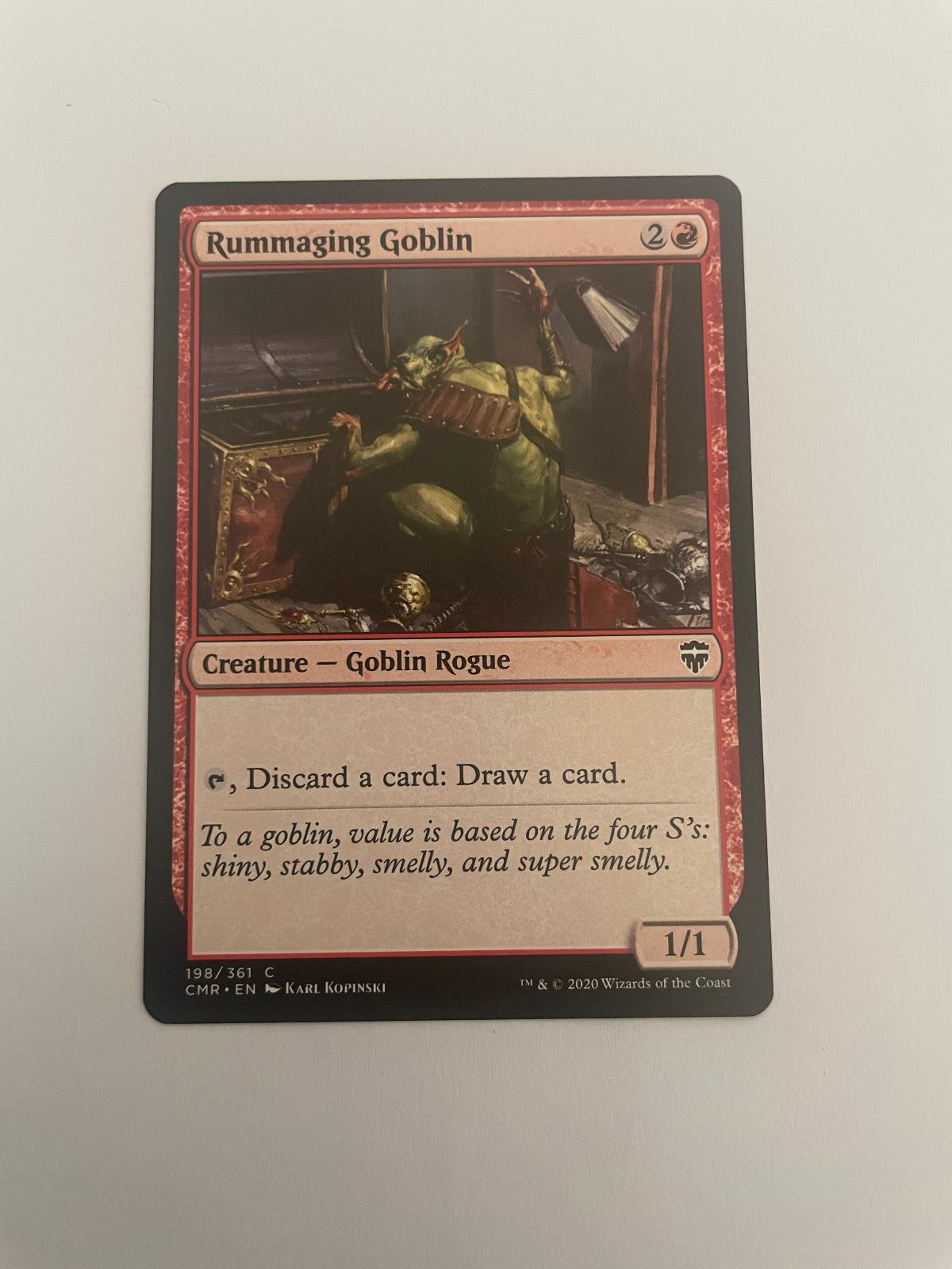 Rummaging Goblin 198 Commander Legends CMR NM