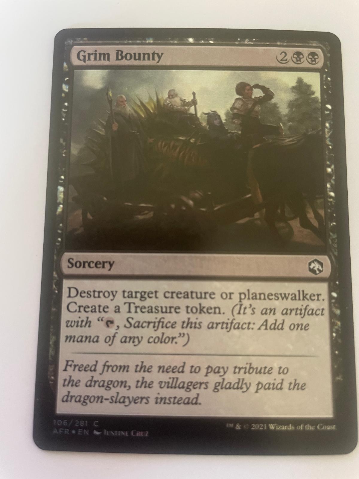 Grim Bounty 106/281 Common The List Reprints Magic: The Gathering Near Mint