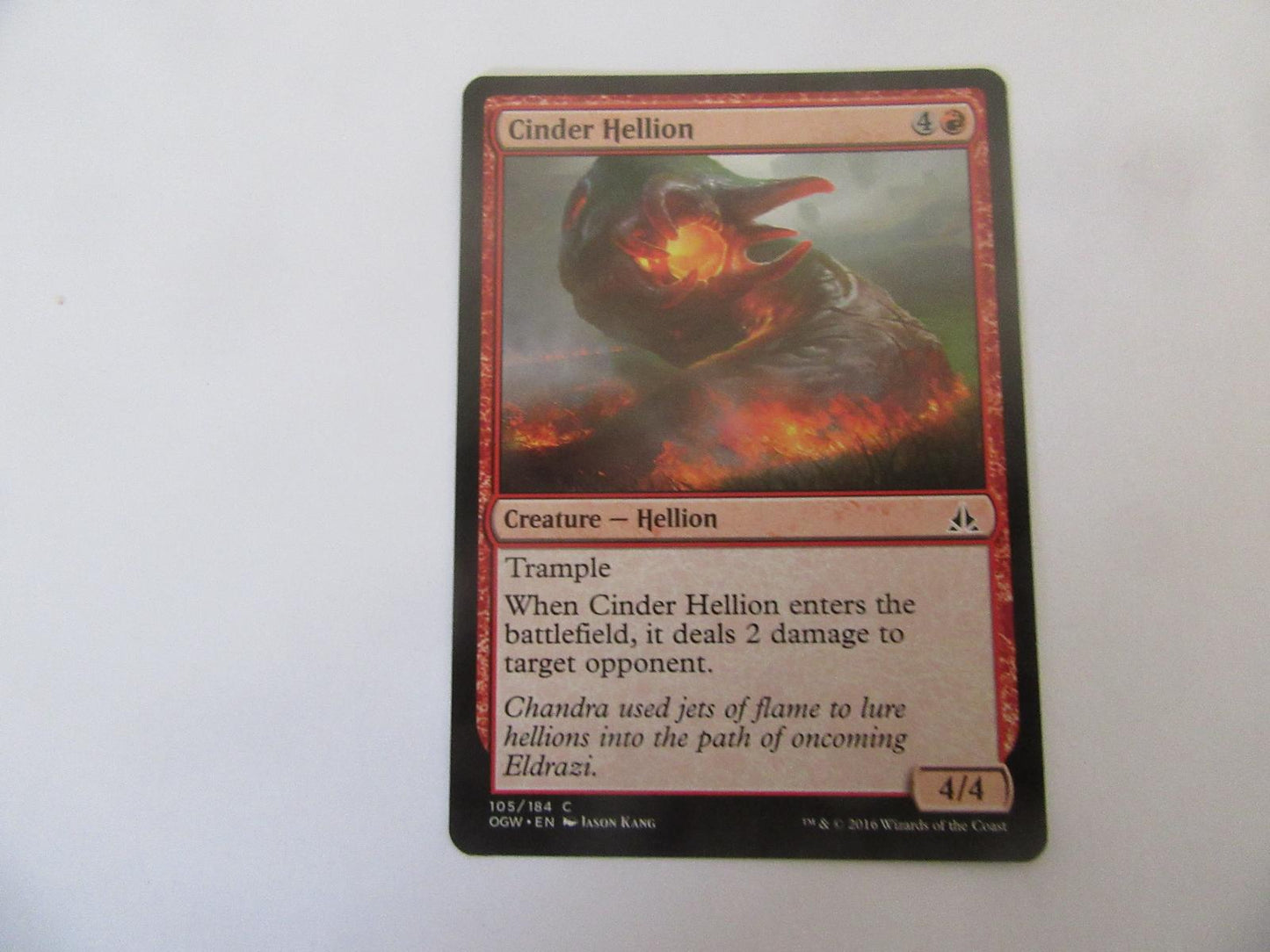 Cinder Hellion 105 The List Reprints NM