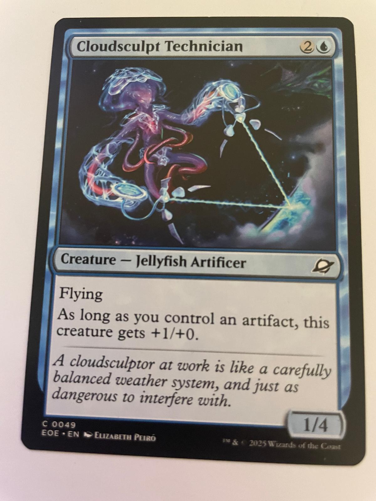 Cloudsculpt Technician 49 Common Edge of Eternities Magic: The Gathering NM