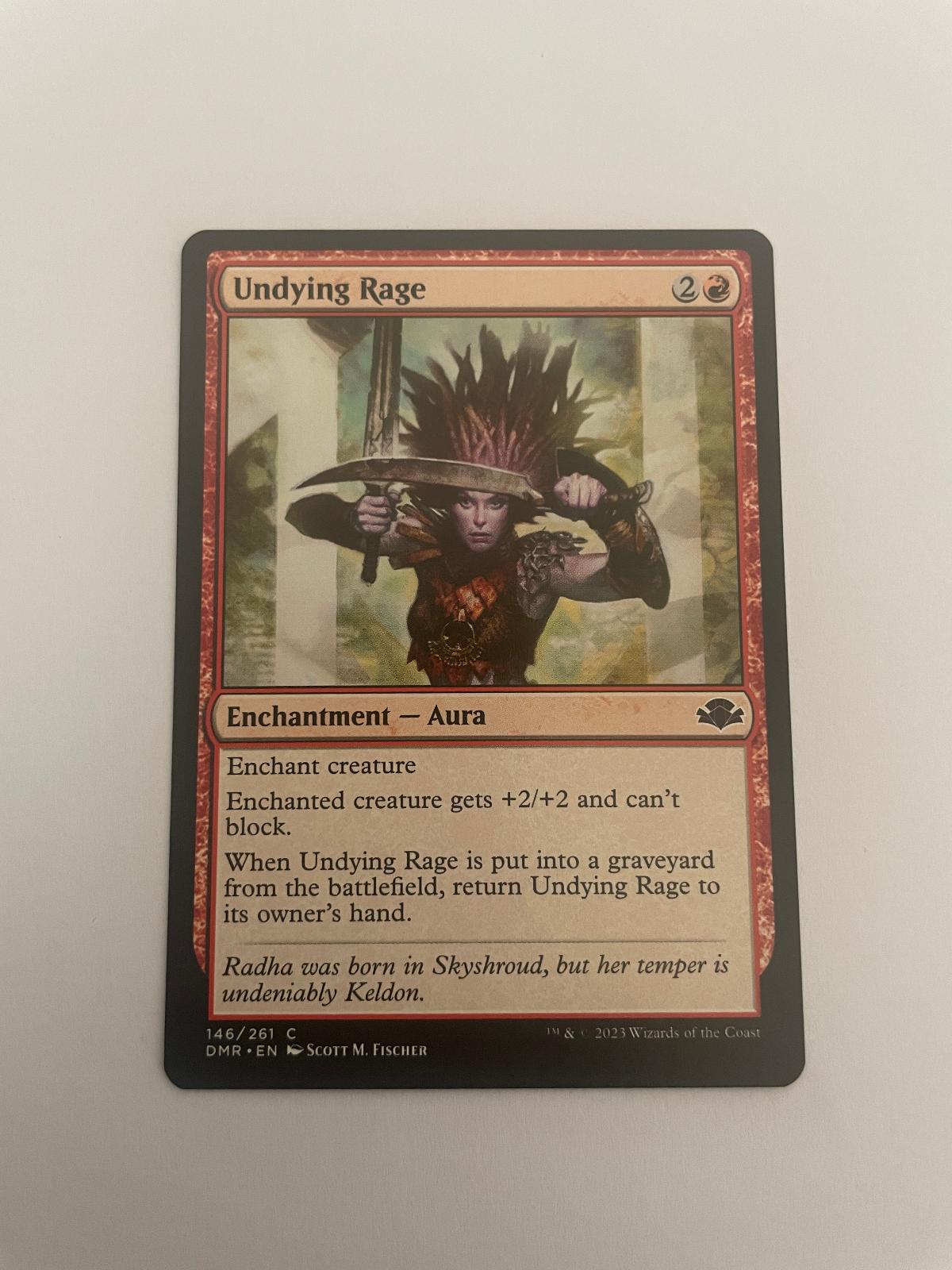 Undying Rage 146 Dominaria Remastered DMR NM