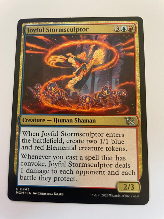 Joyful Stormsculptor 243 Uncommon March of the Machine Magic: The Gathering NM