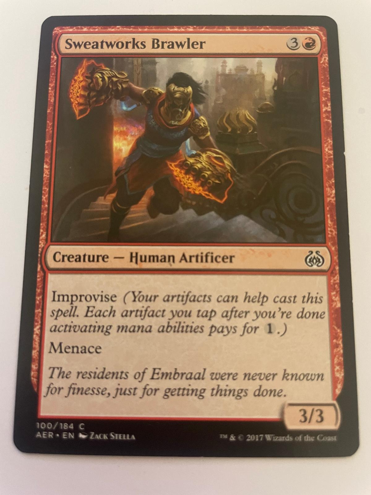 Sweatworks Brawler 100 Common The List Reprints Magic: The Gathering Near Mint