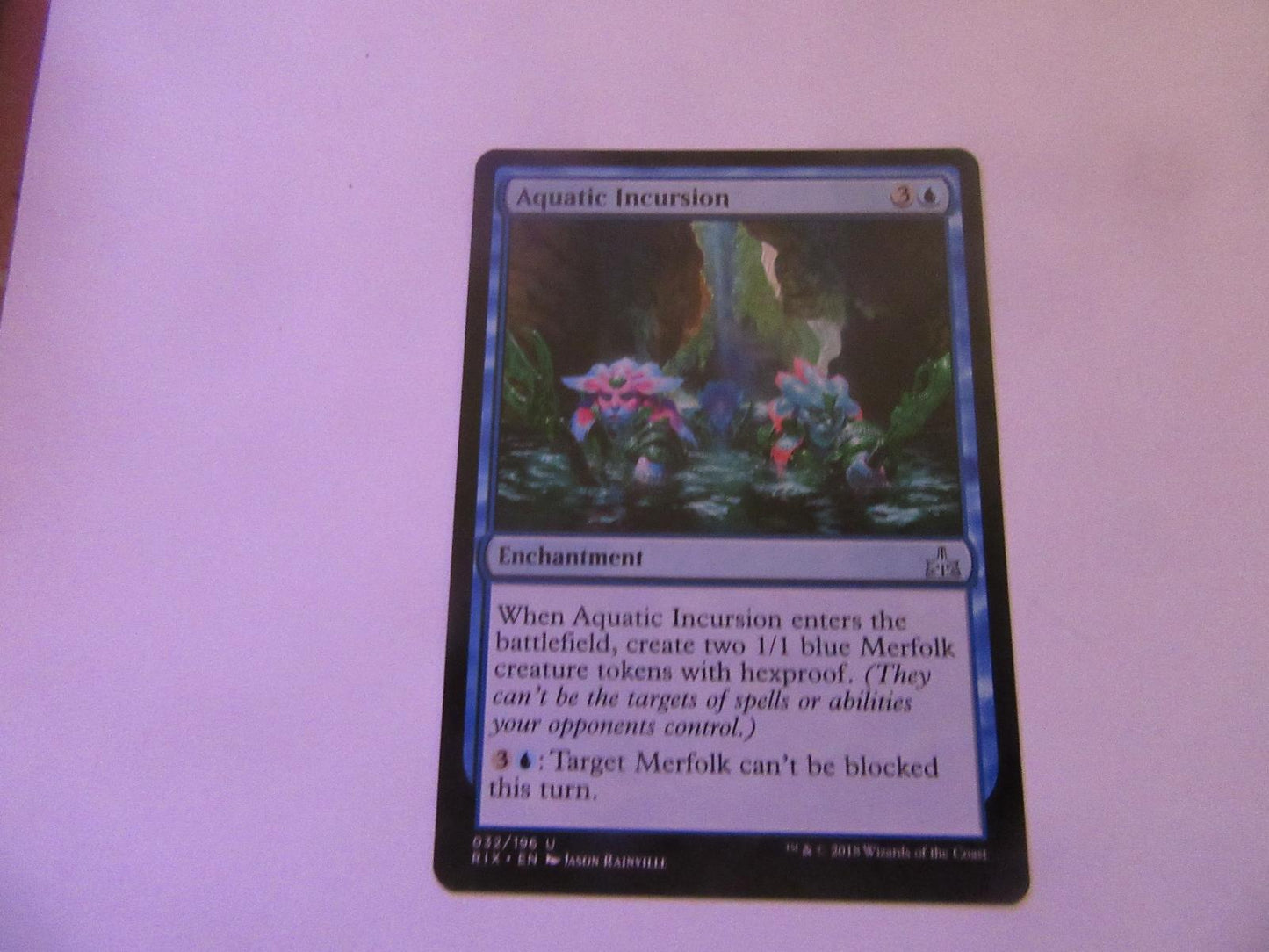 Aquatic Incursion 32 Rivals of Ixalan NM