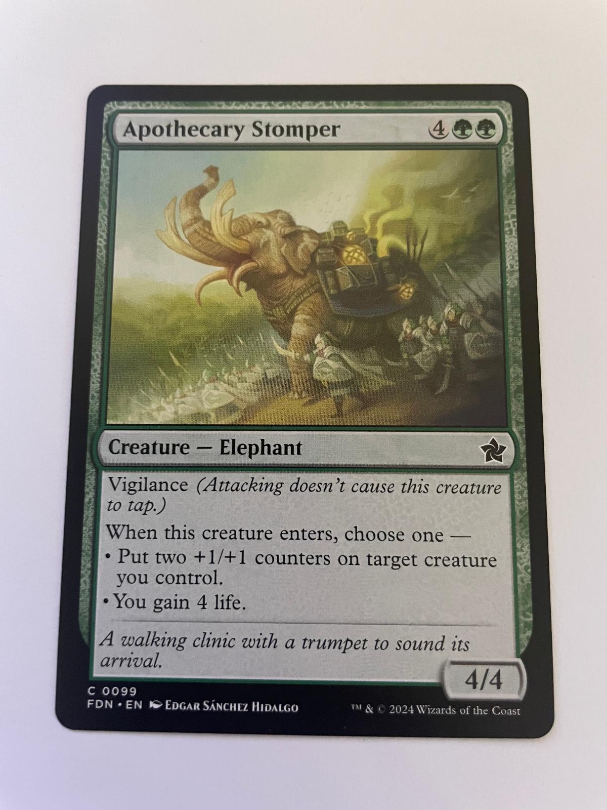 Apothecary Stomper 99 Common Foundations Magic: The Gathering Near Mint