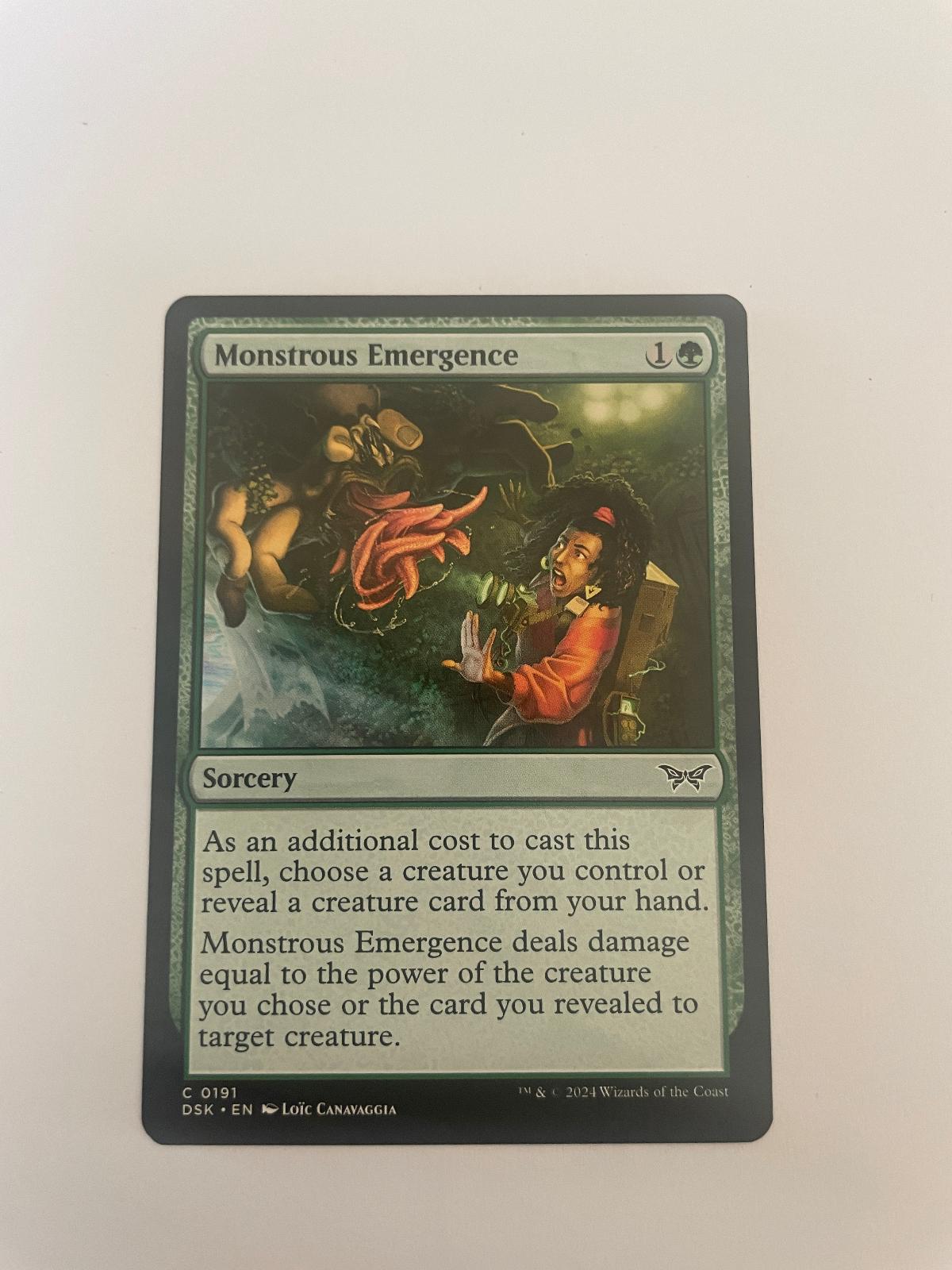 Monstrous Emergence 191 Duskmourn: House of Horror DSK NM