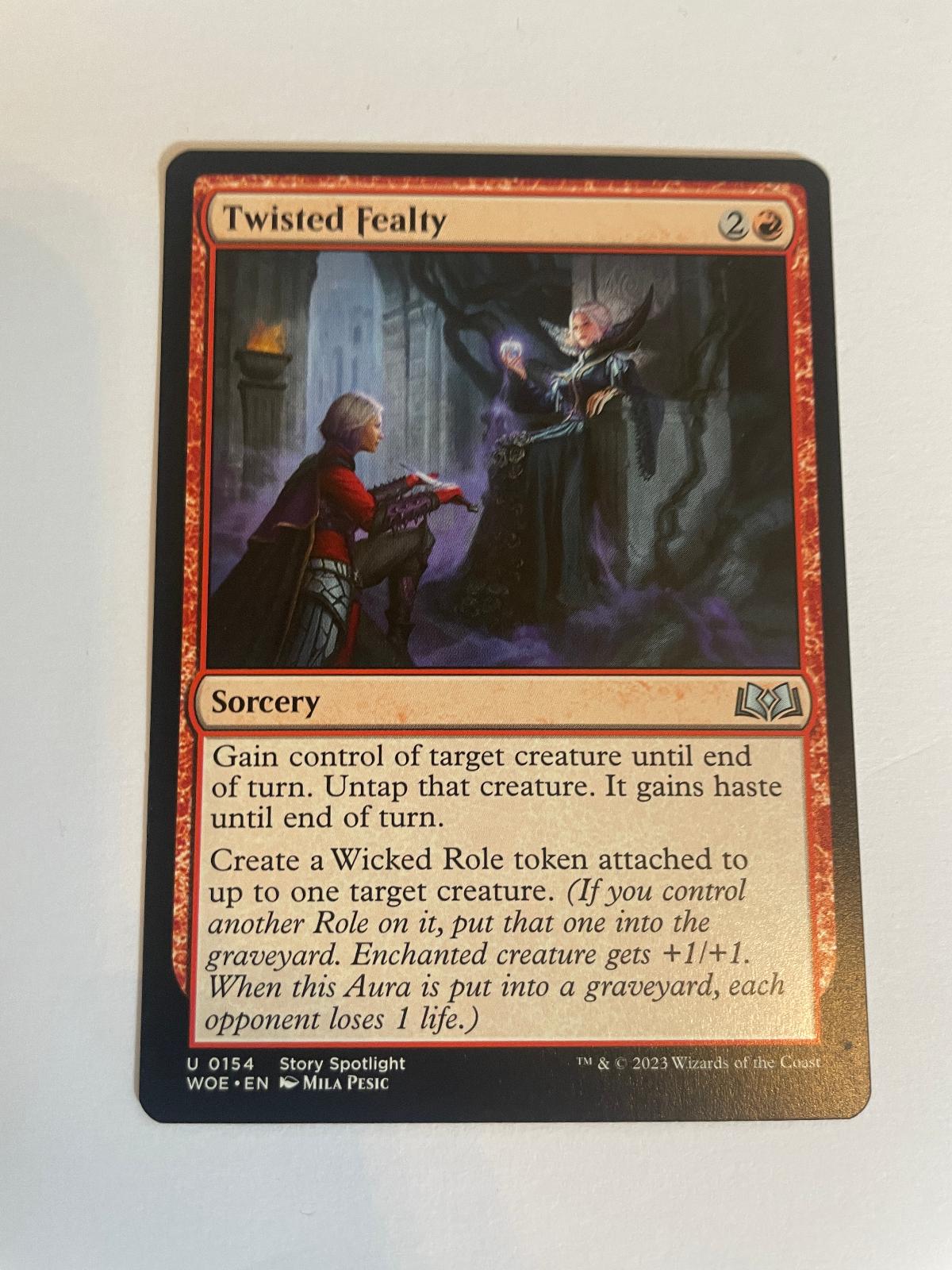 Twisted Fealty 154 Wilds of Eldraine NM