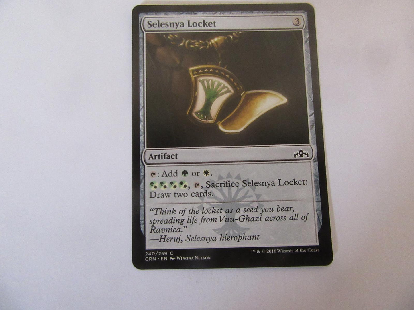 Selesnya Locket 240 Guilds of Ravnica NM
