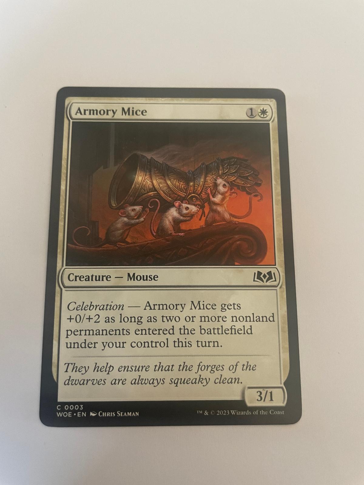 Armory Mice 3 Wilds of Eldraine WOE NM