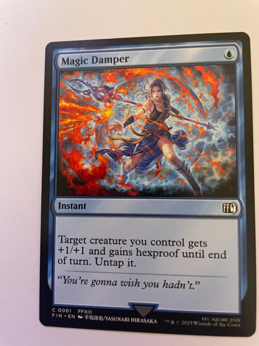 Magic Damper 61 Common FINAL FANTASY Magic: The Gathering Near Mint