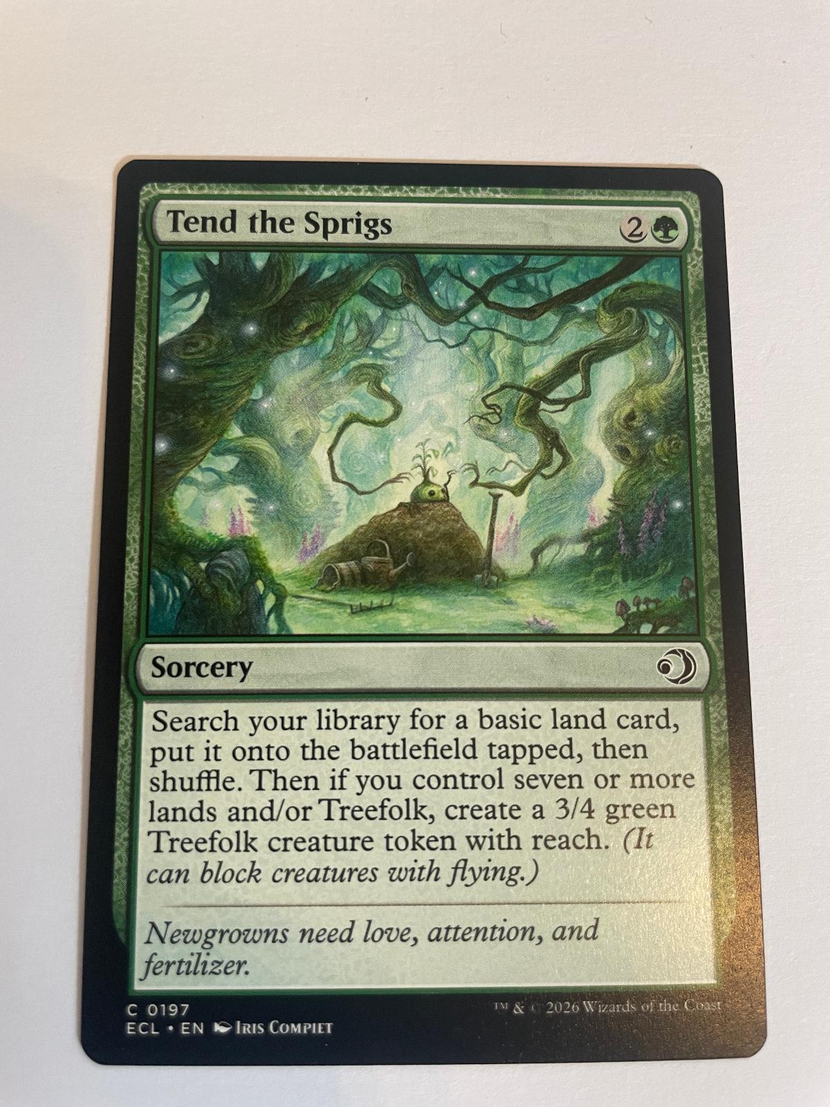 Tend the Sprigs 197 Lorwyn Eclipsed ECL NM