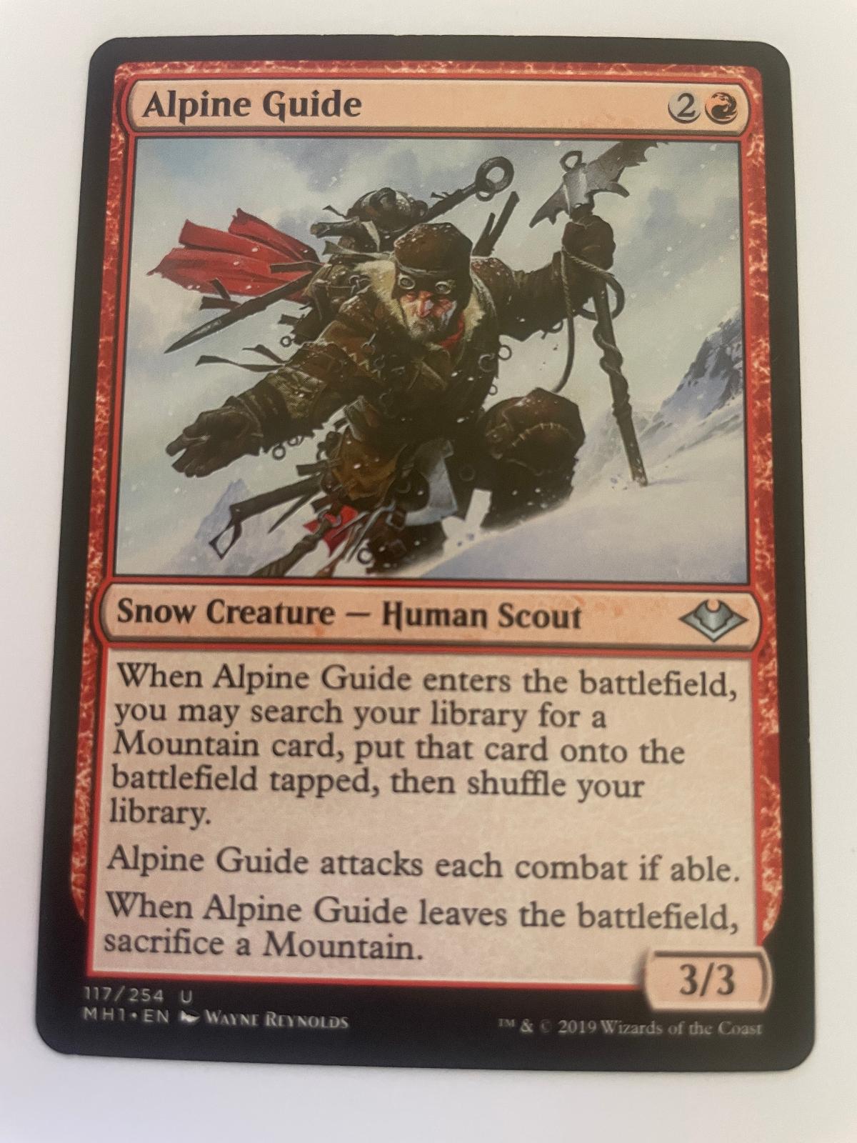 Alpine Guide 117 Uncommon Modern Horizons Magic: The Gathering Near Mint