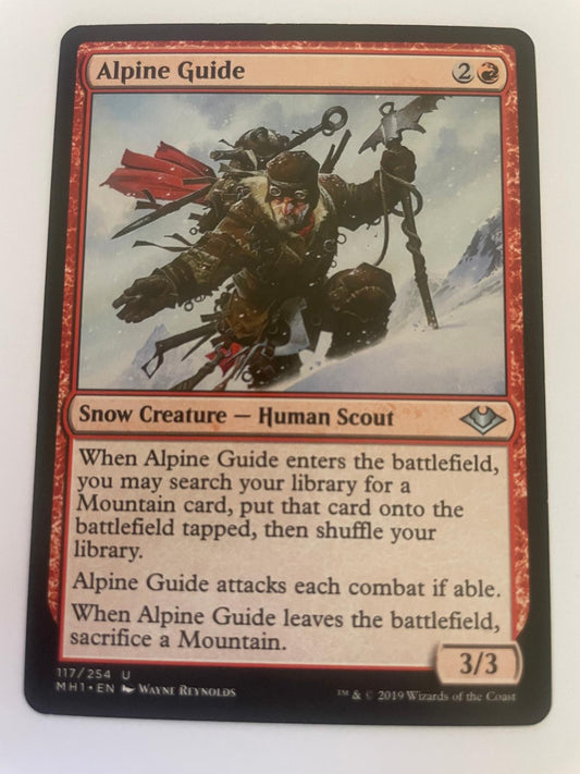 Alpine Guide 117 Uncommon Modern Horizons Magic: The Gathering Near Mint