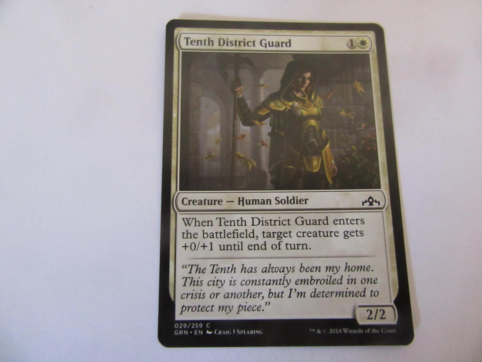 Tenth District Guard 29 Guilds of Ravnica NM