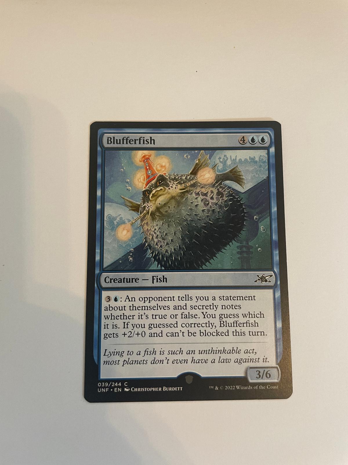 Blufferfish 39 Unfinity NM