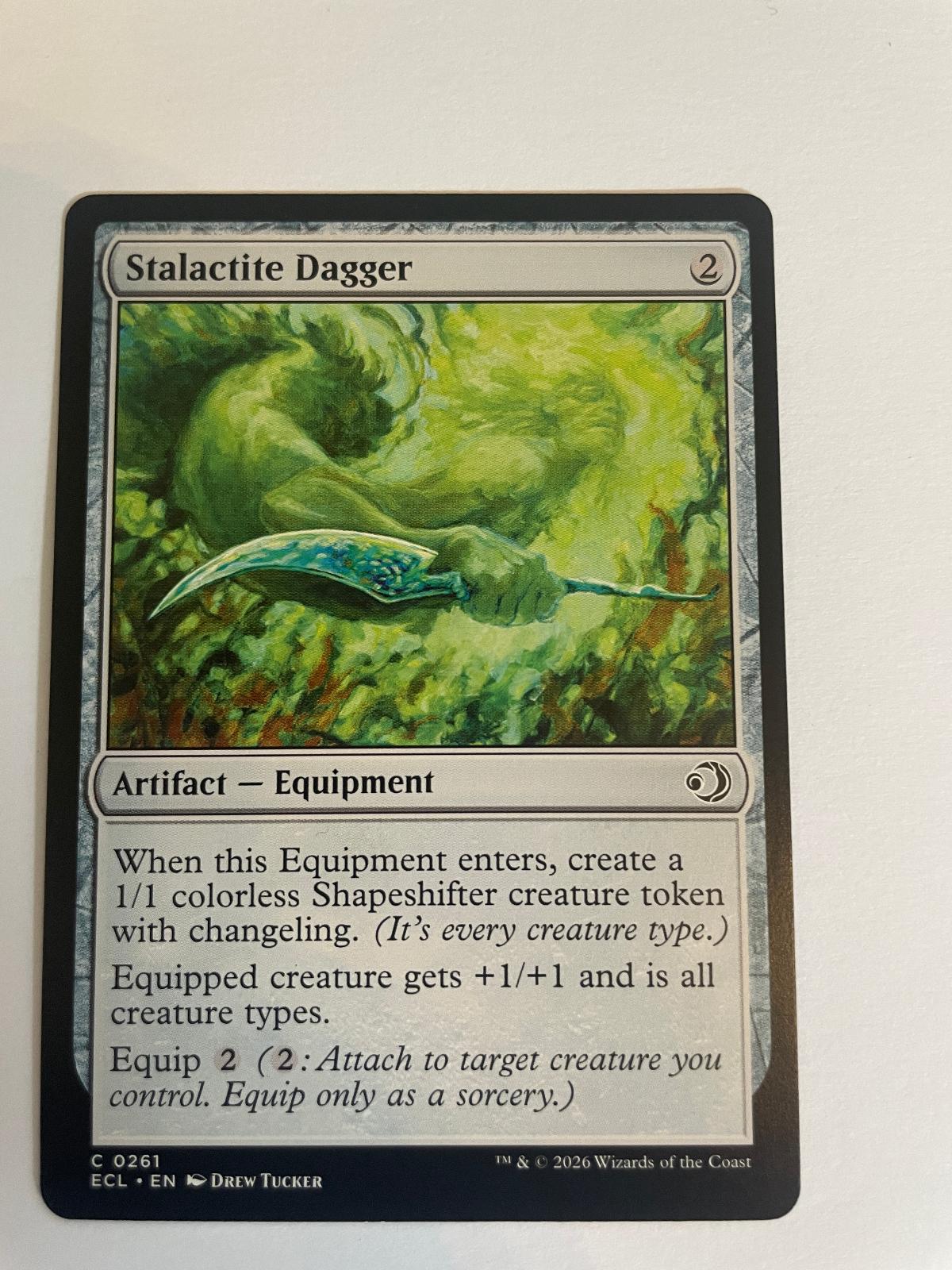 Stalactite Dagger 261 Lorwyn Eclipsed ECL NM