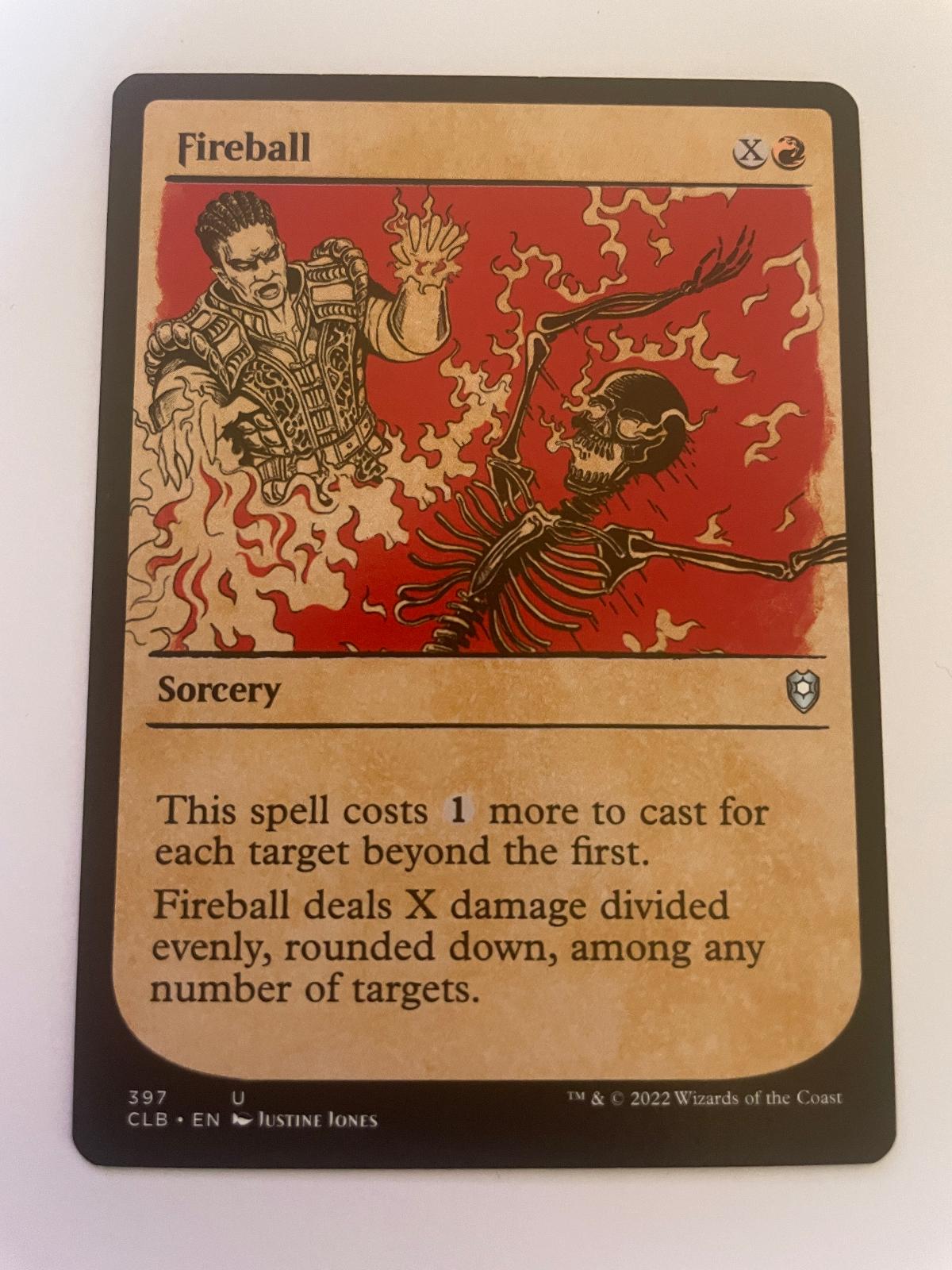 Fireball (Showcase) 397 Commander Legends: Battle for Baldur's Gate  NM