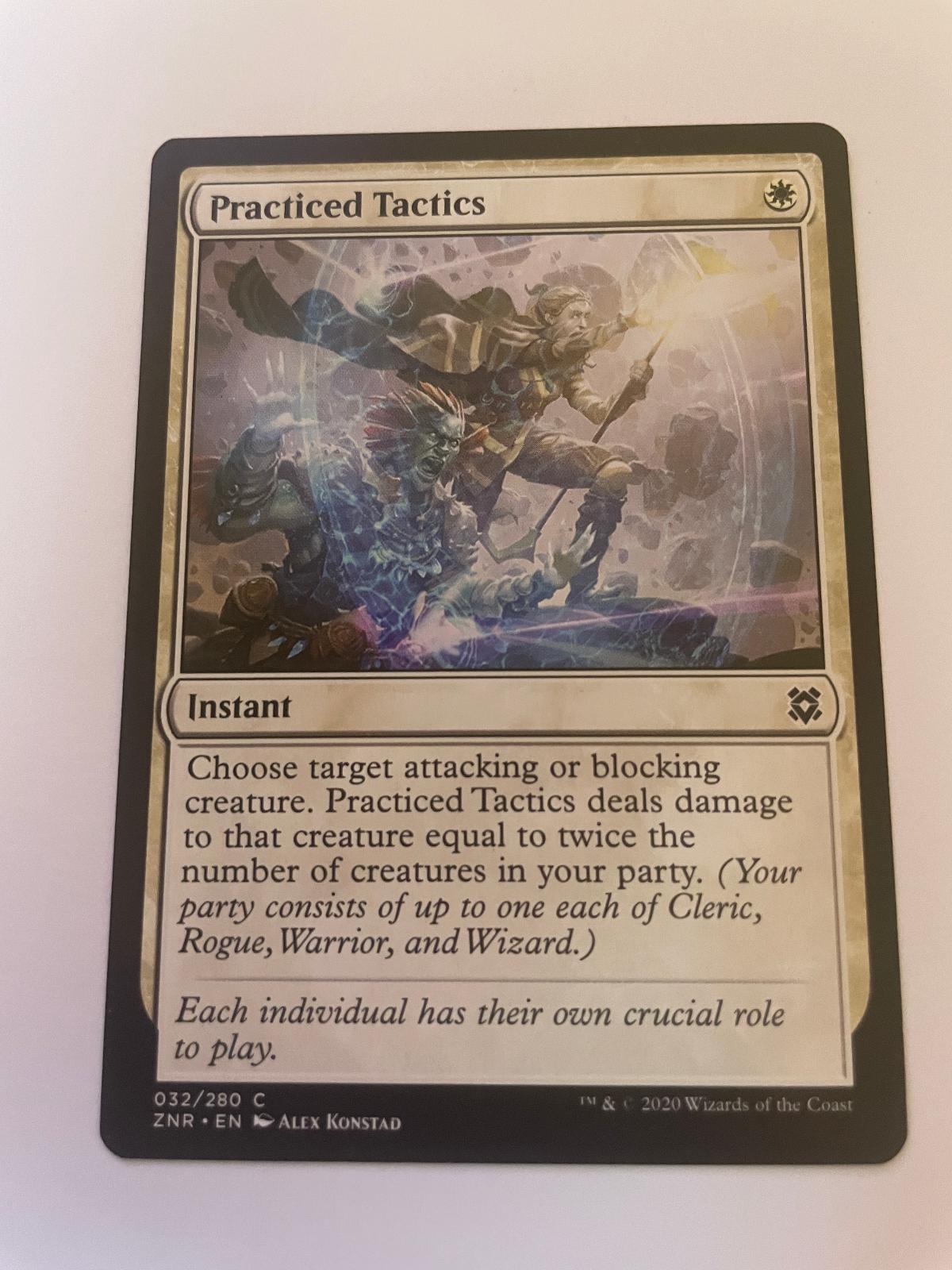 Practiced Tactics 32 Common Zendikar Rising Magic: The Gathering Near Mint